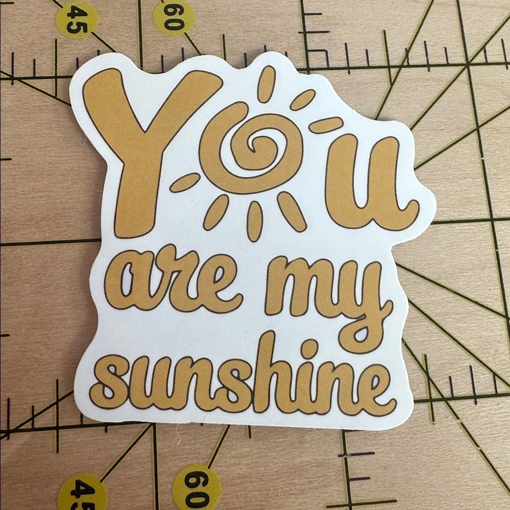 💜13/$13 +Bundle Sticker Sale | You Are My Sunshine Waterproof Sticker